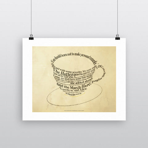 Alice in Wonderland 11x14 Print