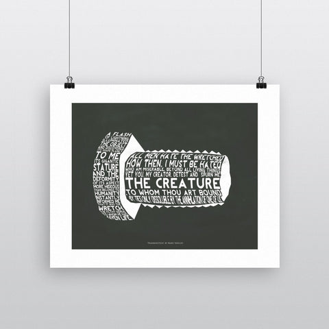 Frankenstein 11x14 Print