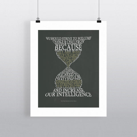 Time Machine 11x14 Print