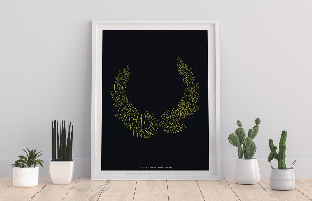 William Shakespeare Quote- Julius Caesar - 11X14inch Premium Art Print