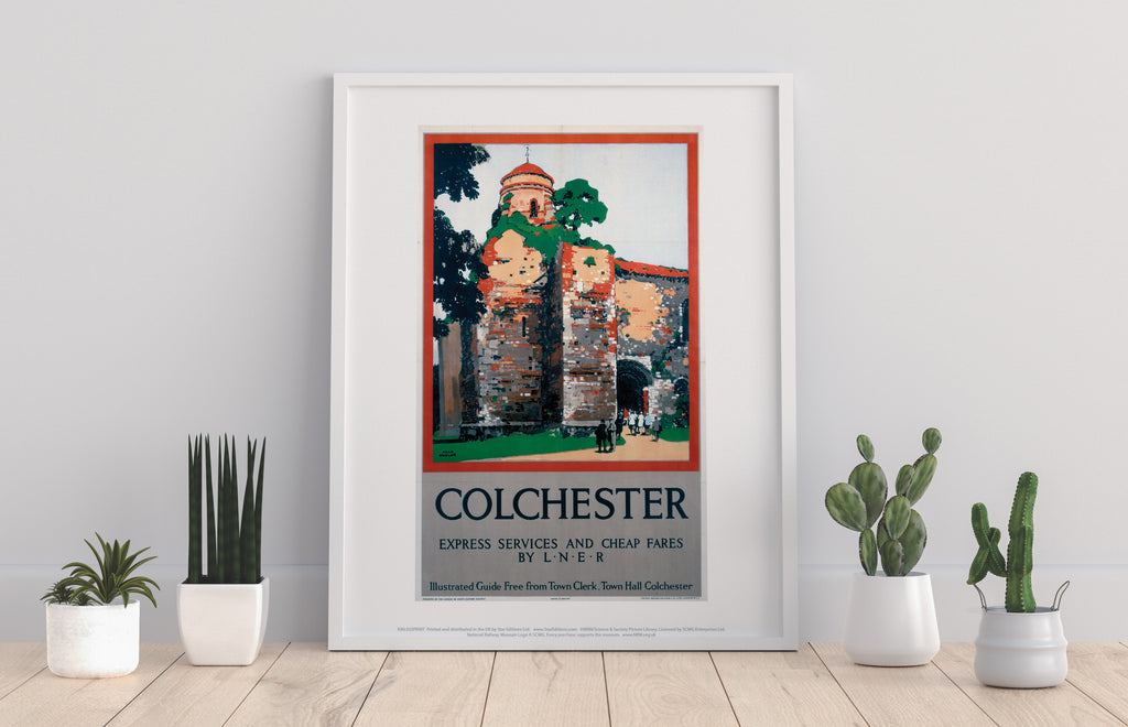 Colchester Castle - 11X14inch Premium Art Print