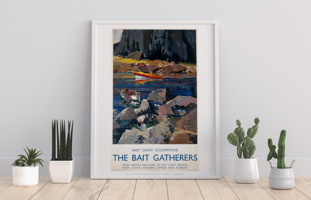 The Bait Gatherers - East Coast Occupations - Art Print