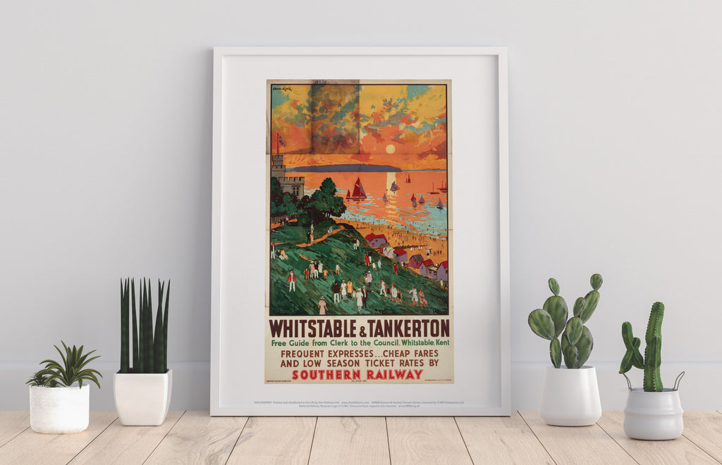 Whitstable And Tankerton - 11X14inch Premium Art Print