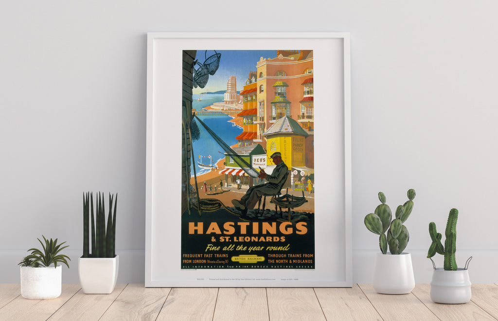 Hastings And St Leonards, Fine All Year Round - Art Print