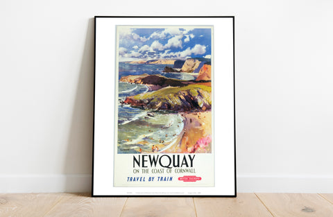 Newquay On The Coast Of Cornwall - 11X14inch Premium Art Print