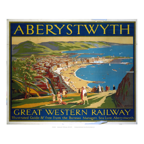 Aberystwyth 24" x 32" Matte Mounted Print
