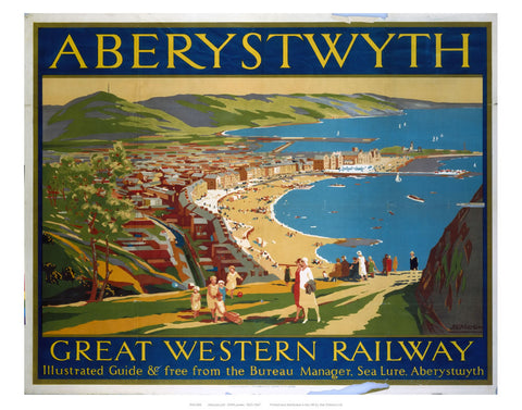 Aberystwyth 24" x 32" Matte Mounted Print