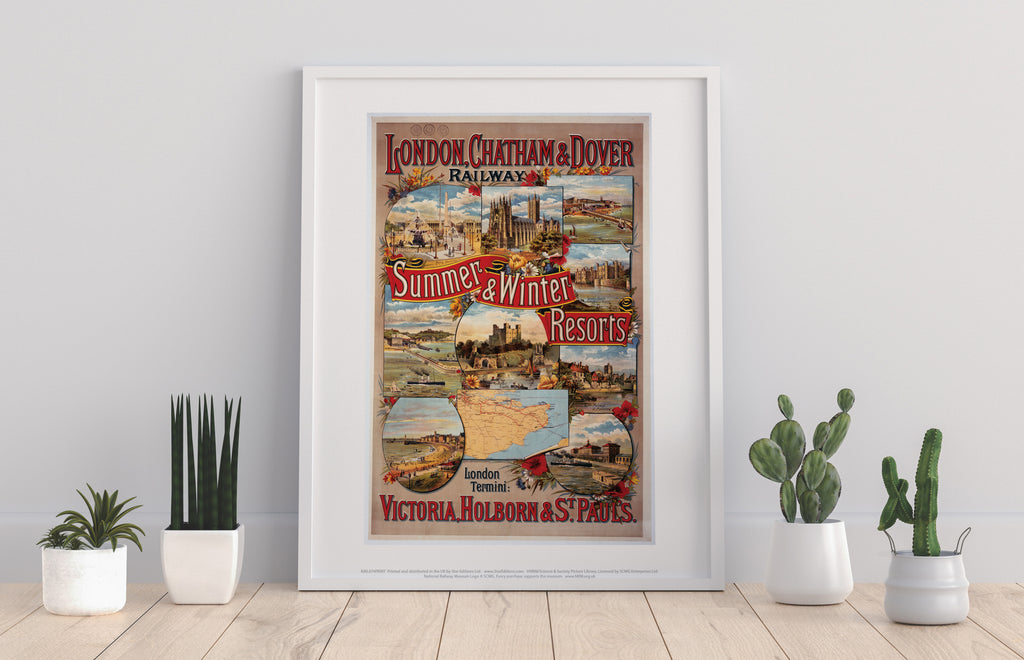 Summer And Winter Resorts - Art Print
