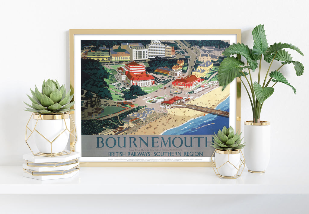Bournemouth, Southern Region - 11X14inch Premium Art Print