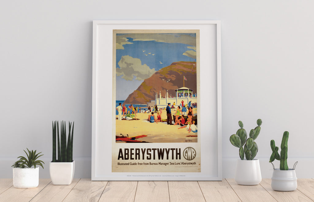 Aberystwyth Beach - 11X14inch Premium Art Print