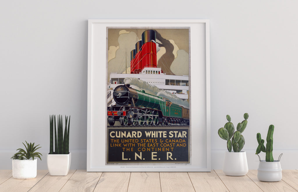 Cunard White Star - 11X14inch Premium Art Print