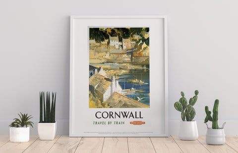Cornwall - Harbour - 11X14inch Premium Art Print
