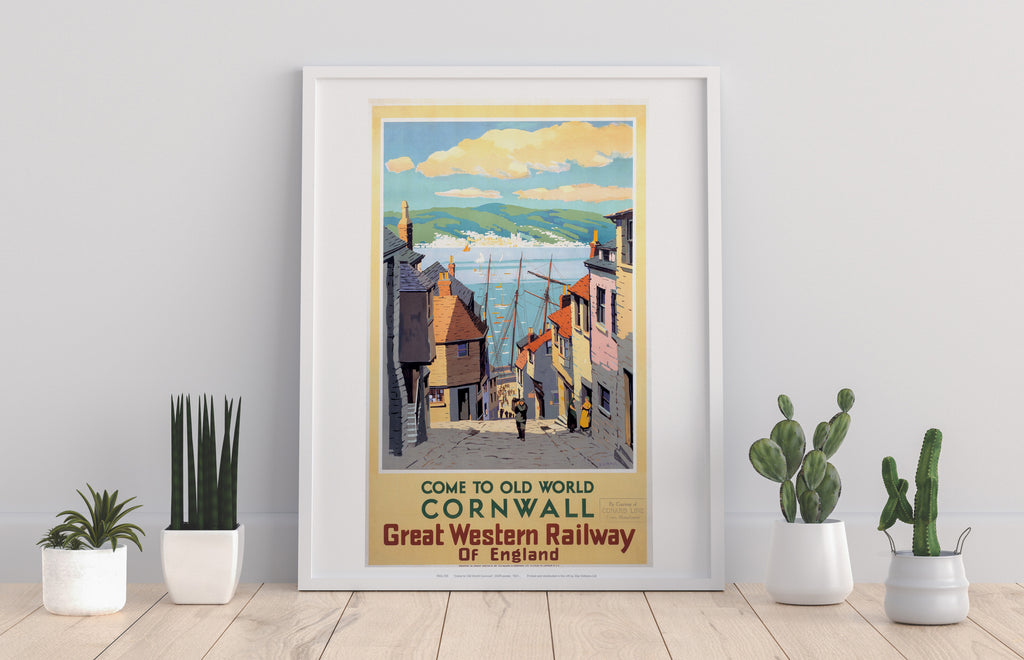 Old World Cornwall - 11X14inch Premium Art Print