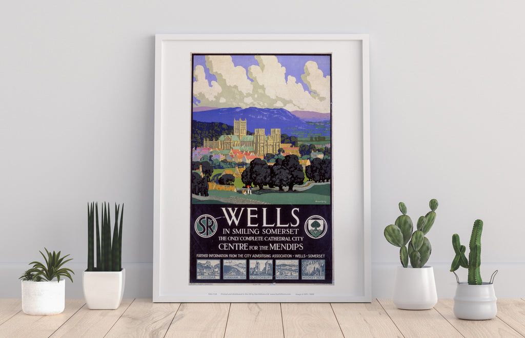 Wells In Smiling Somerset - 11X14inch Premium Art Print