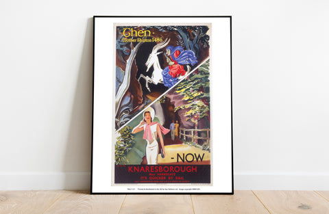 Then And Now, Knaresborough - 11X14inch Premium Art Print