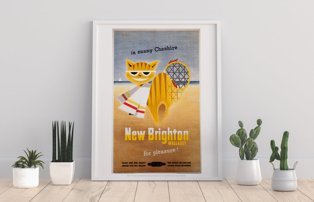 New Brighton In Sunny Cheshire - 11X14inch Premium Art Print