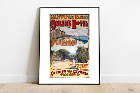 Queens Hotel Penzance - Cornish Express - Premium Art Print