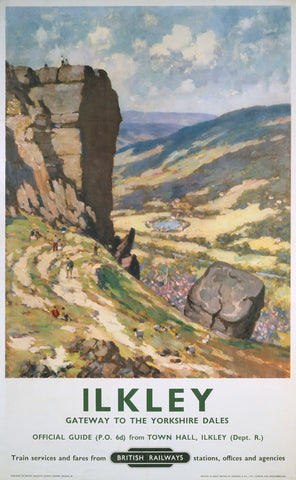 Ilkley Gateway to the Yorkshire Dales 24" x 32" Matte Mounted Print