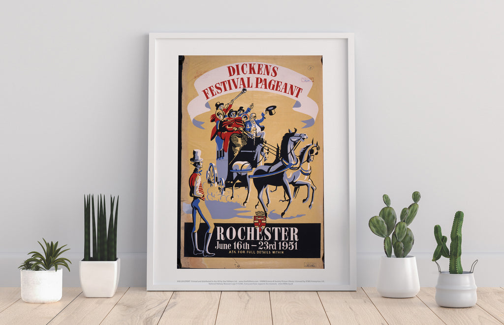 Rochester - Charles Dickens Festival - Premium Art Print