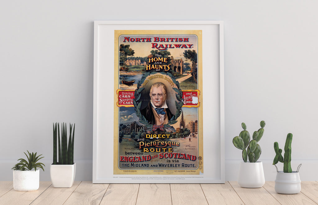 England And Scotland Art Print