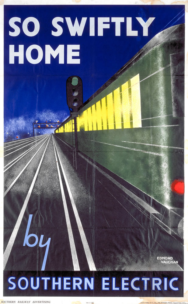 So Swiftly Home Southern Electric 24" x 32" Matte Mounted Print
