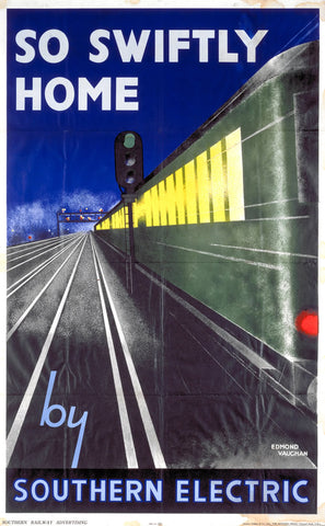 So Swiftly Home Southern Electric 24" x 32" Matte Mounted Print