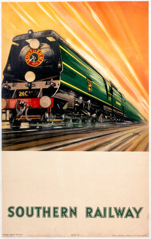 Southern Railway 24" x 32" Matte Mounted Print