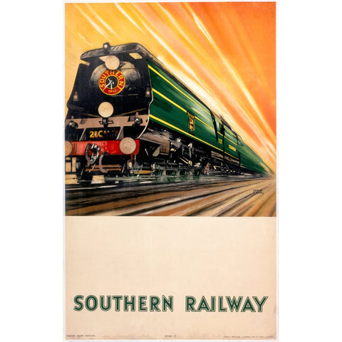 Southern Railway 24" x 32" Matte Mounted Print