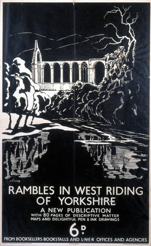 Rambles in West Riding Yorkshire 24" x 32" Matte Mounted Print