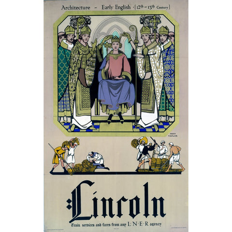 Lincoln LNER 24" x 32" Matte Mounted Print