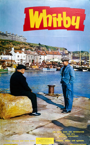 Whitby It's Quicker By Rail 24" x 32" Matte Mounted Print