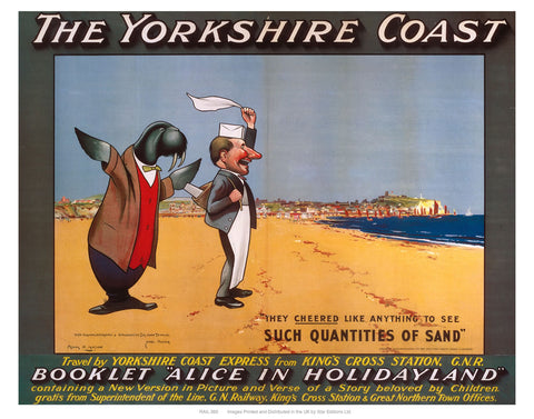 The Yorkshire coast 24" x 32" Matte Mounted Print