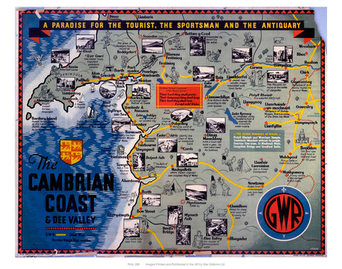 Cambrian coast 24" x 32" Matte Mounted Print