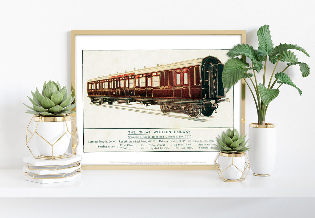 Composite Brake Corridor - Great Western Railway Art Print