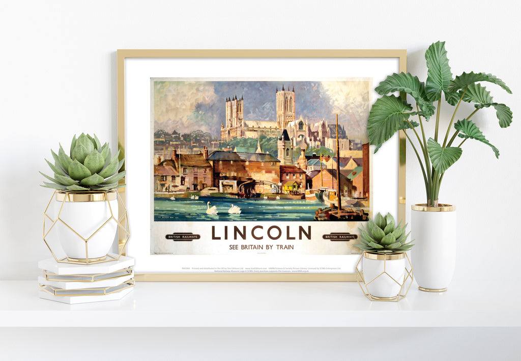 Lincoln - British Railways - 11X14inch Premium Art Print