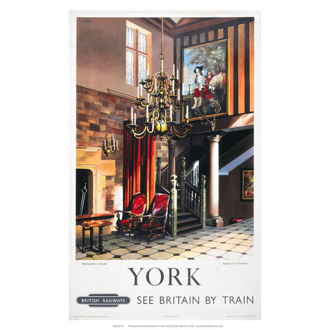 York Treasurers house 24" x 32" Matte Mounted Print