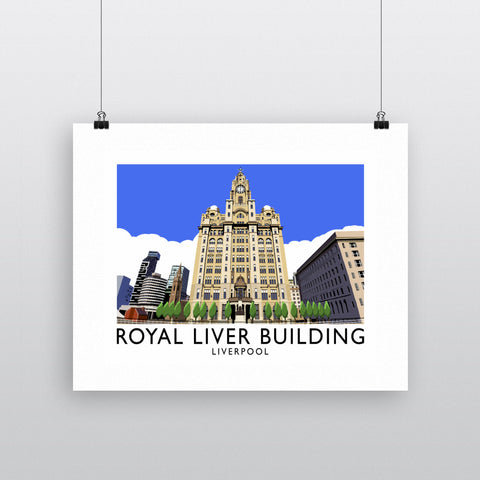 Royal Liver Building, Liverpool 11x14 Print