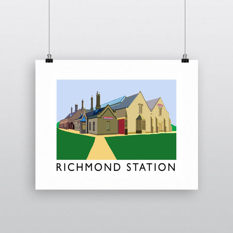 Richmond Station, Yorkshire 11x14 Print