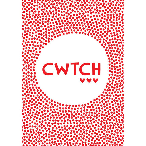 Cwtch 20cm x 20cm Mini Mounted Print