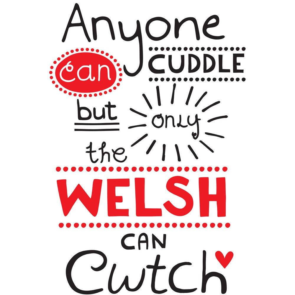 Anyone Can Cuddle€Â¦ 20cm x 20cm Mini Mounted Print