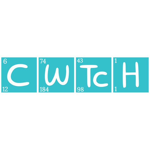 Cwtch 20cm x 20cm Mini Mounted Print