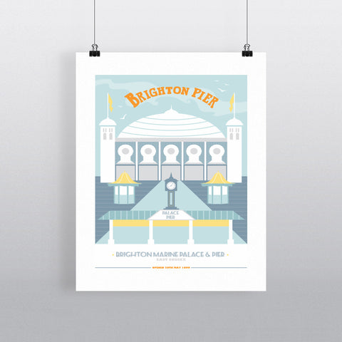 Brighton Pier, Brighton 11x14 Print