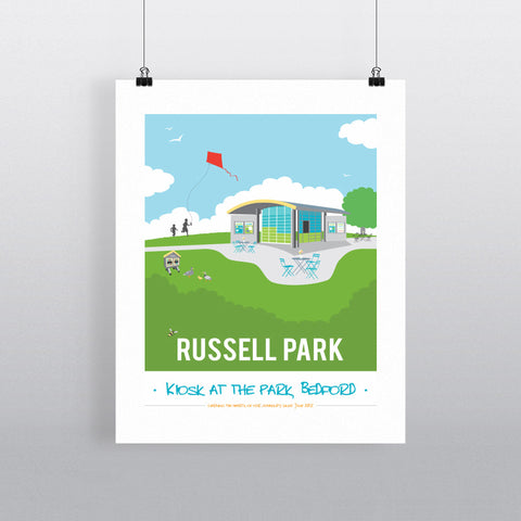 Russell Park, Bedford 11x14 Print