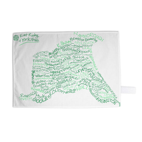 Map of the East Riding of Yorkshire, 11x14 Print