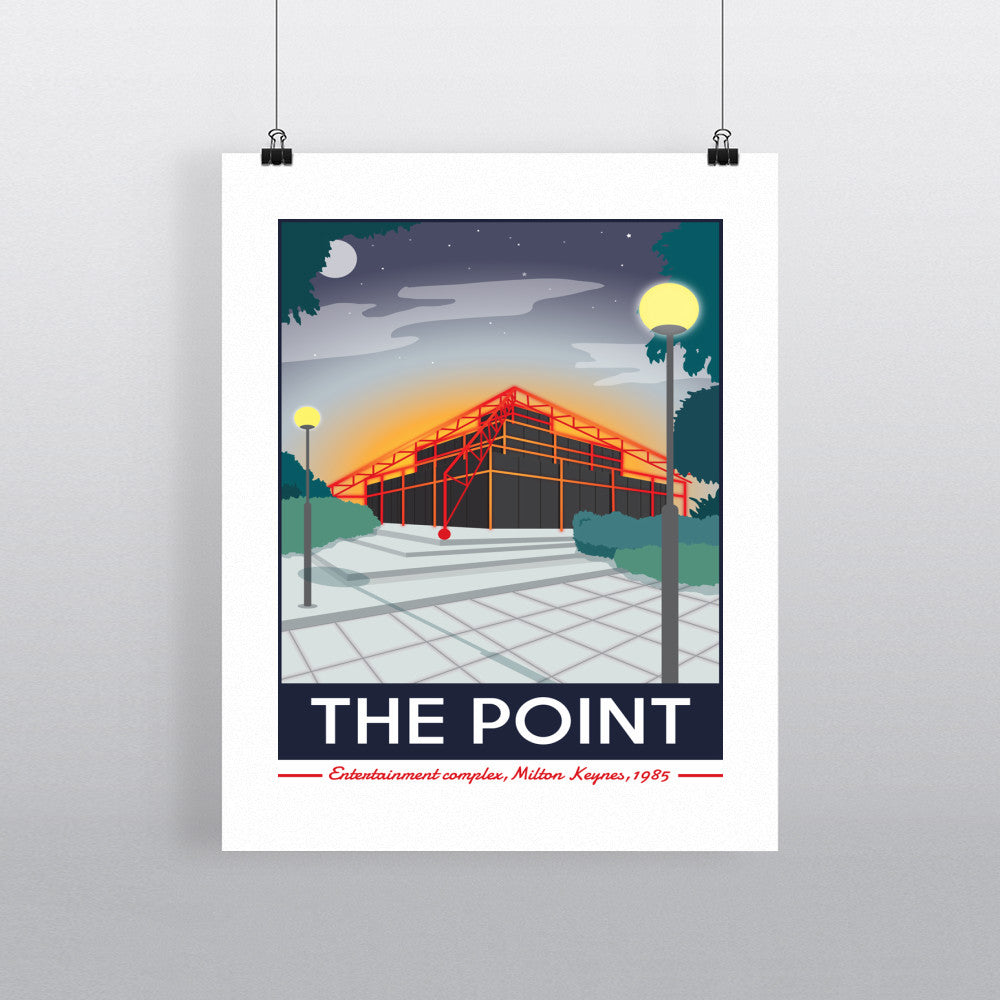 The Point, Milton Keynes, Buckinghamshire 11x14 Print