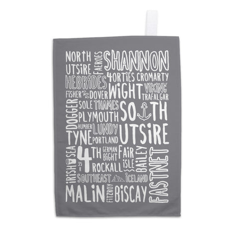 The Shipping Forecast Regions, 11x14 Print