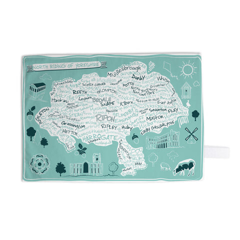 Map of the North Riding of Yorkshire, 11x14 Print