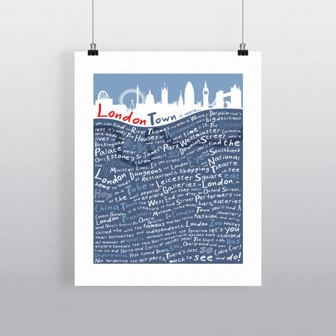 London Town, 11x14 Print