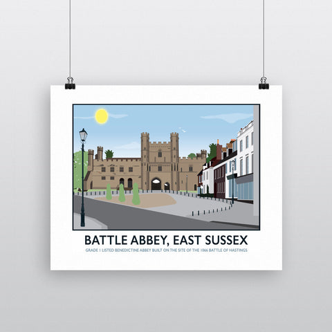 Battle Abbey, Battle 11x14 Print