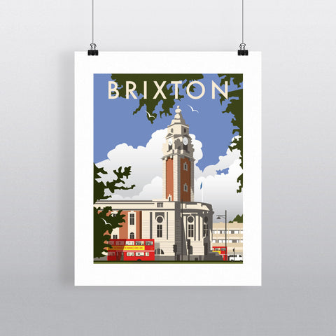 THOMPSON025: Brixton, London. 24" x 32" Matte Mounted Print